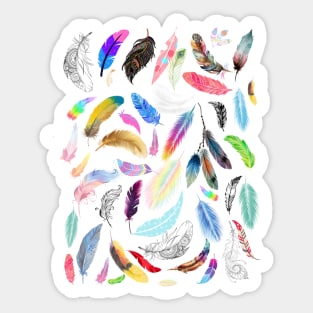 Dream Catcher Feather Paradise Sticker